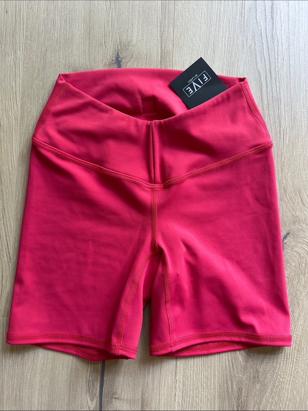 FIVE Active Women’s High-Rise Red Bike Shorts